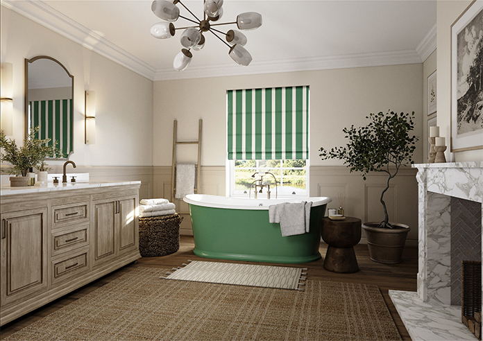 The British Stripe Co. Henry, Liverpool No.1 - Roman Blind - Image 6